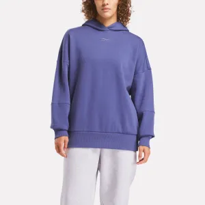 Reebok Bekleidung Damen Lux Übergroße Kapuzenjacke