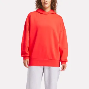 Reebok Bekleidung Damen Lux Übergroße Kapuzenjacke