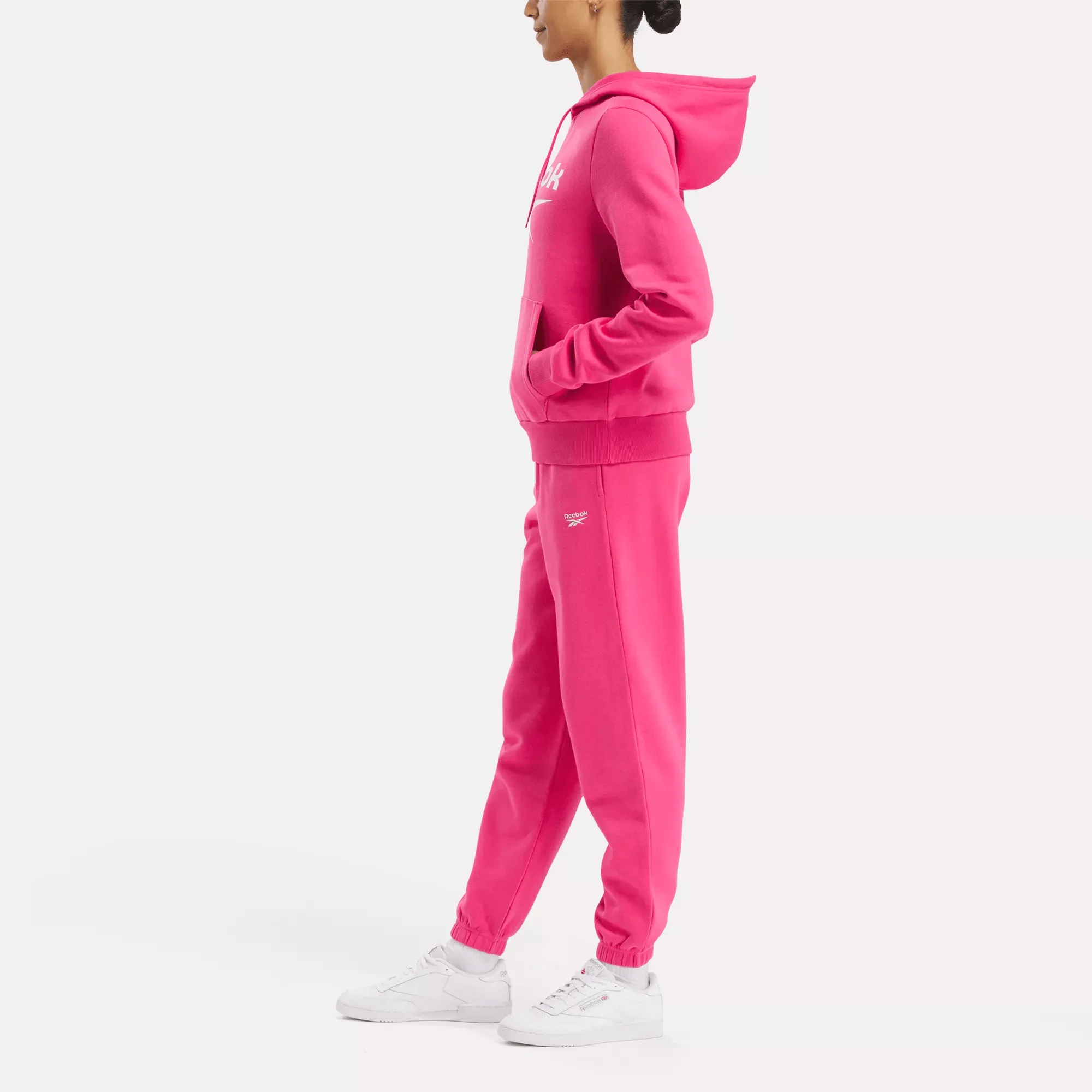 Reebok Bekleidung Damen Reebok Identity Fleece-Hoodie mit großem Logo
