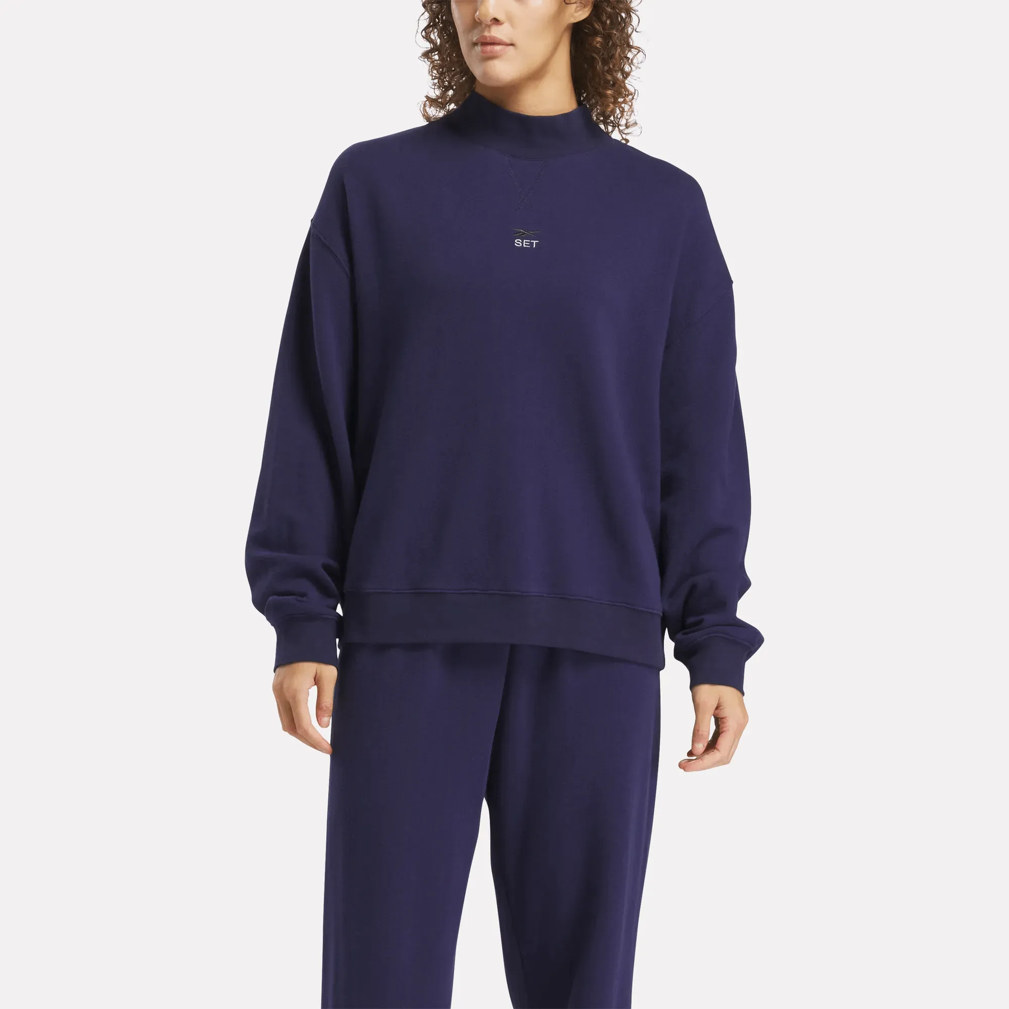 Reebok Bekleidung Damen Reebok x SET Classic Leichtes Crewneck Sweatshirt