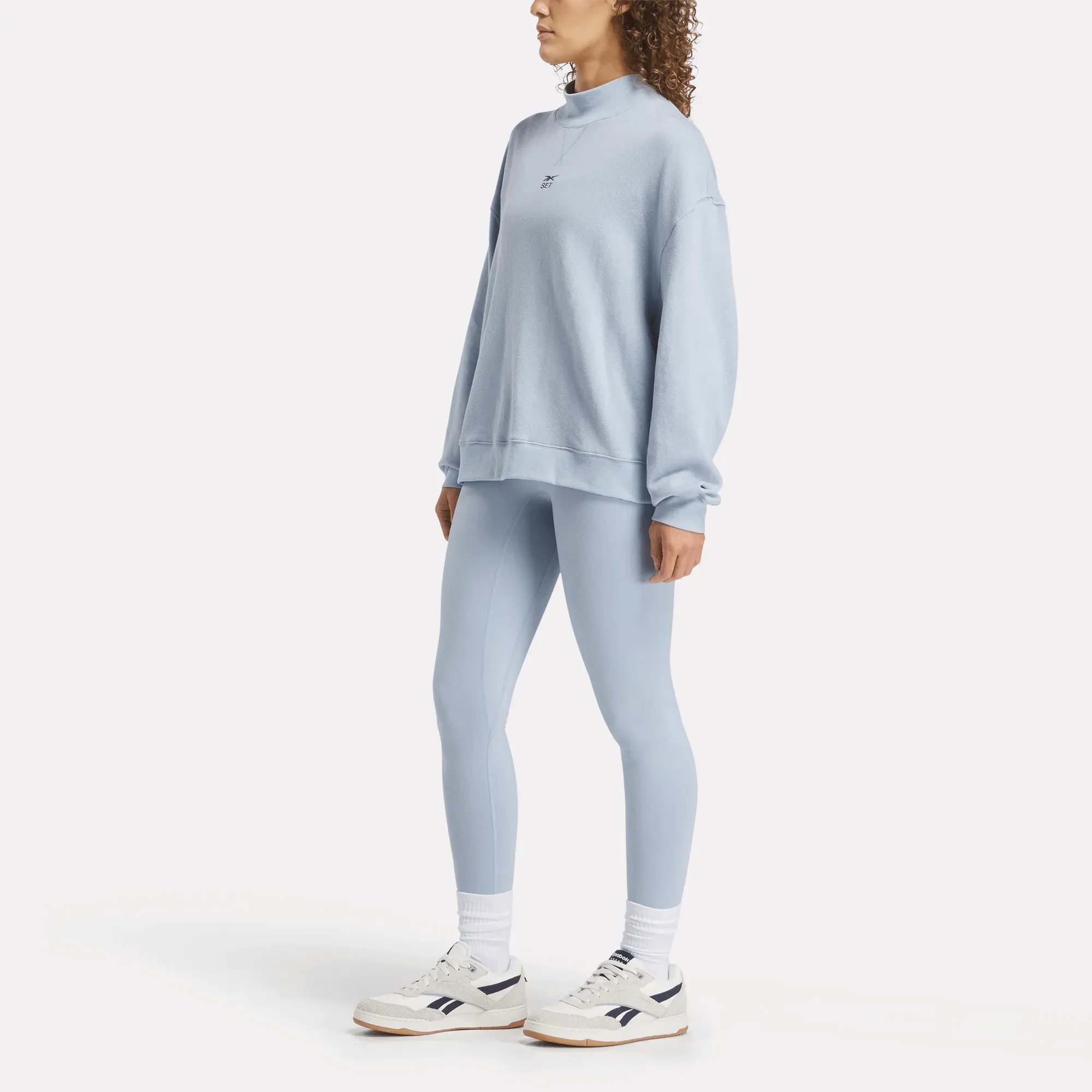 Reebok Bekleidung Damen Reebok x SET Classic Leichtes Crewneck Sweatshirt