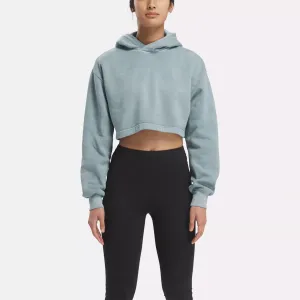 Reebok Damen Classics Natural Dye Hoodie Blau Reebok