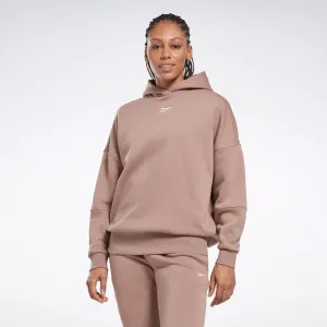 Reebok Damen Lux Übergroße Kapuzenpullover Braun Reebok
