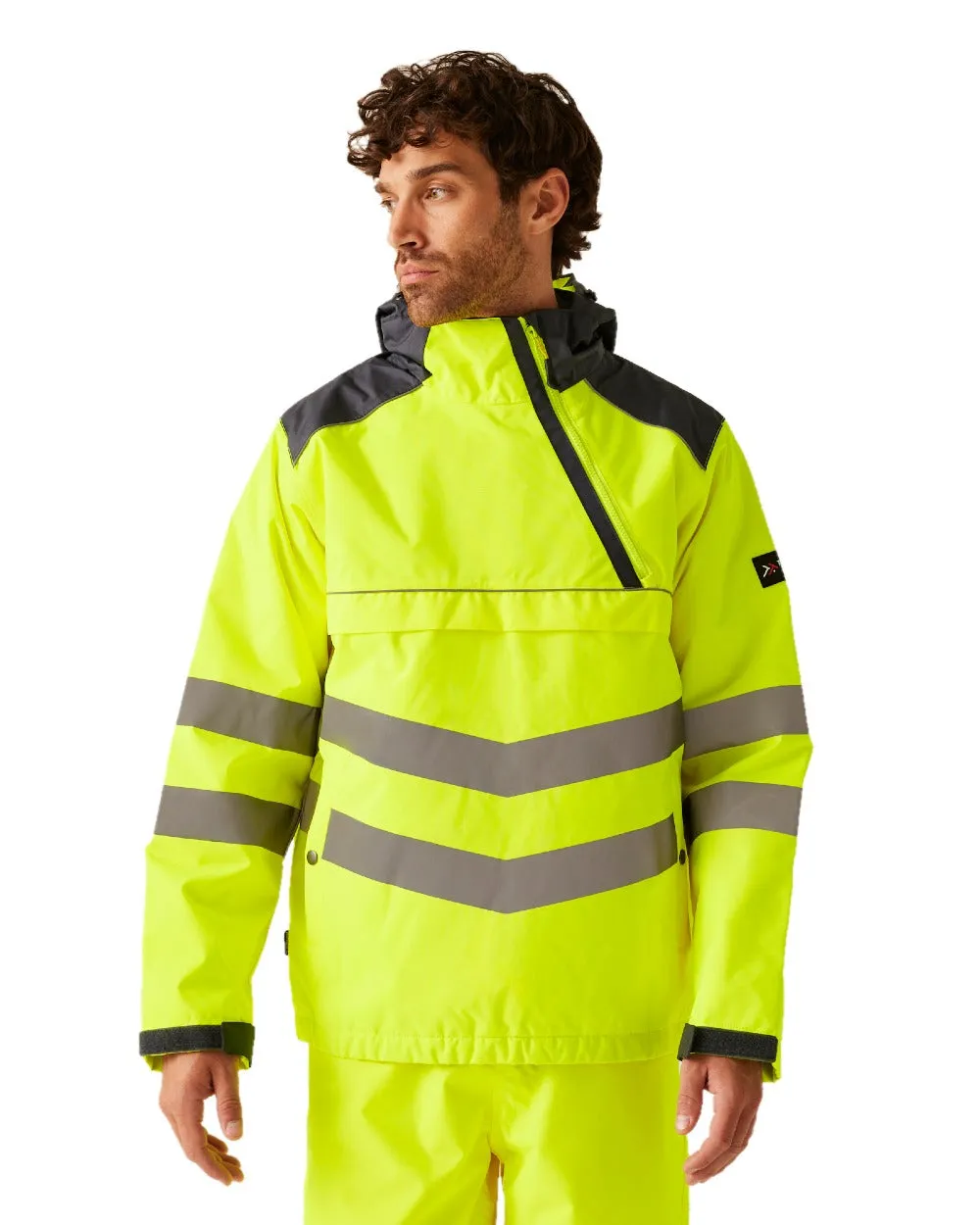 Regatta Herren Hi-Vis wasserdichte reflektierende Overhead-Bomberjacke Regatta Kleidung