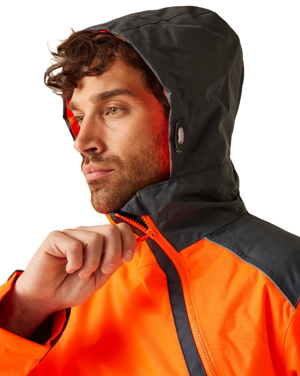 Regatta Herren Hi-Vis wasserdichte reflektierende Overhead-Bomberjacke Regatta Kleidung