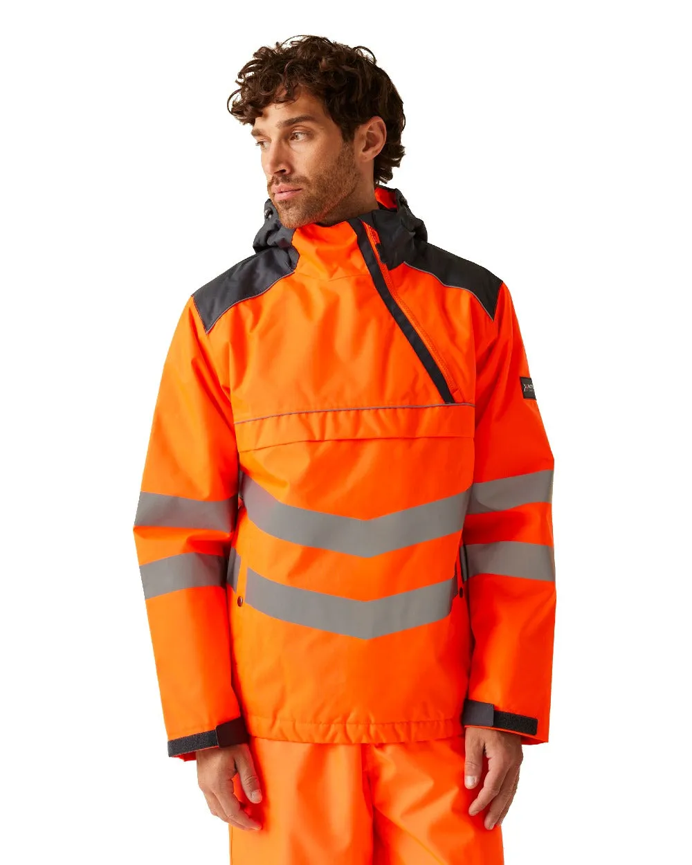 Regatta Herren Hi-Vis wasserdichte reflektierende Overhead-Bomberjacke Regatta Kleidung