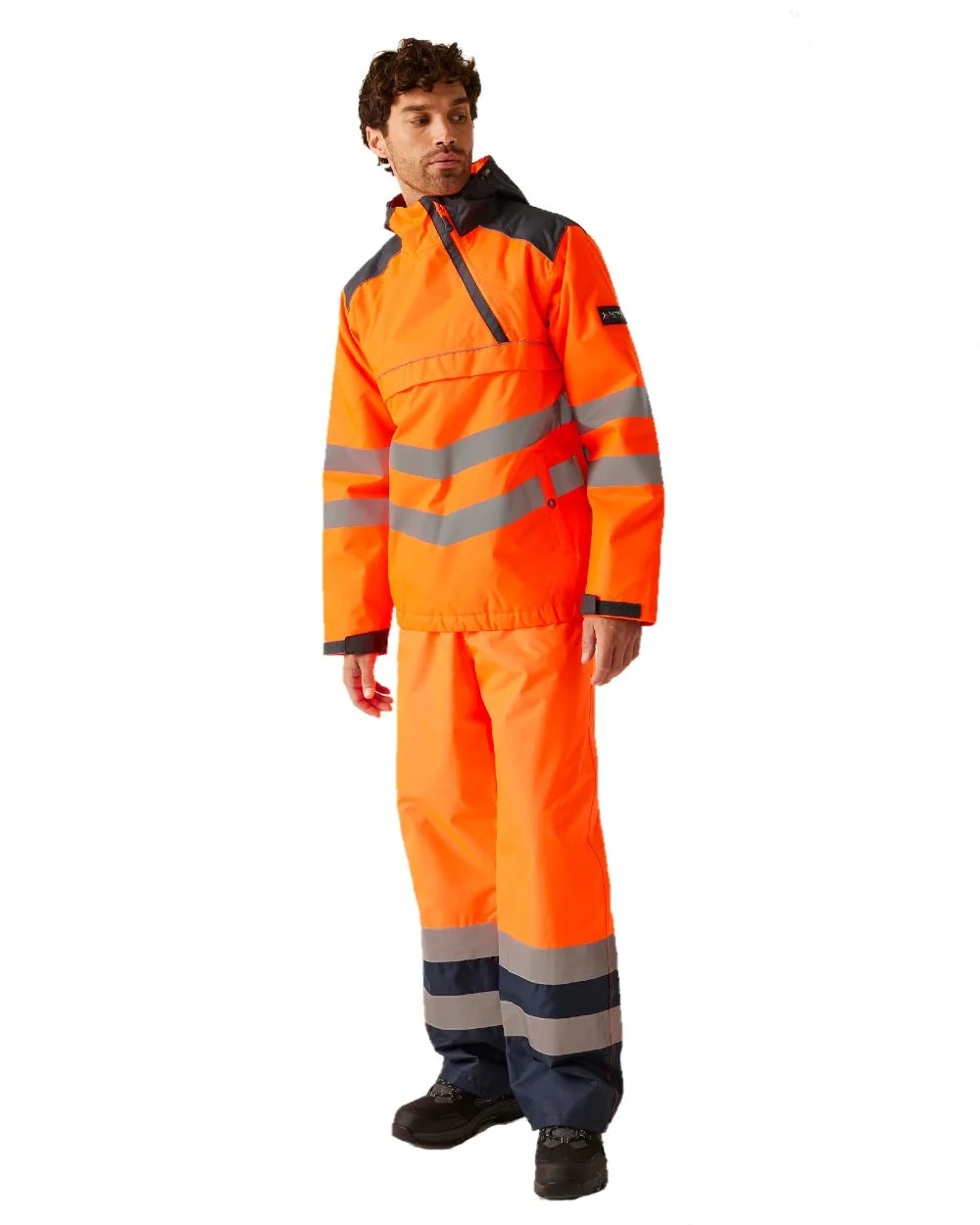 Regatta Herren Hi-Vis wasserdichte reflektierende Overhead-Bomberjacke Regatta Kleidung