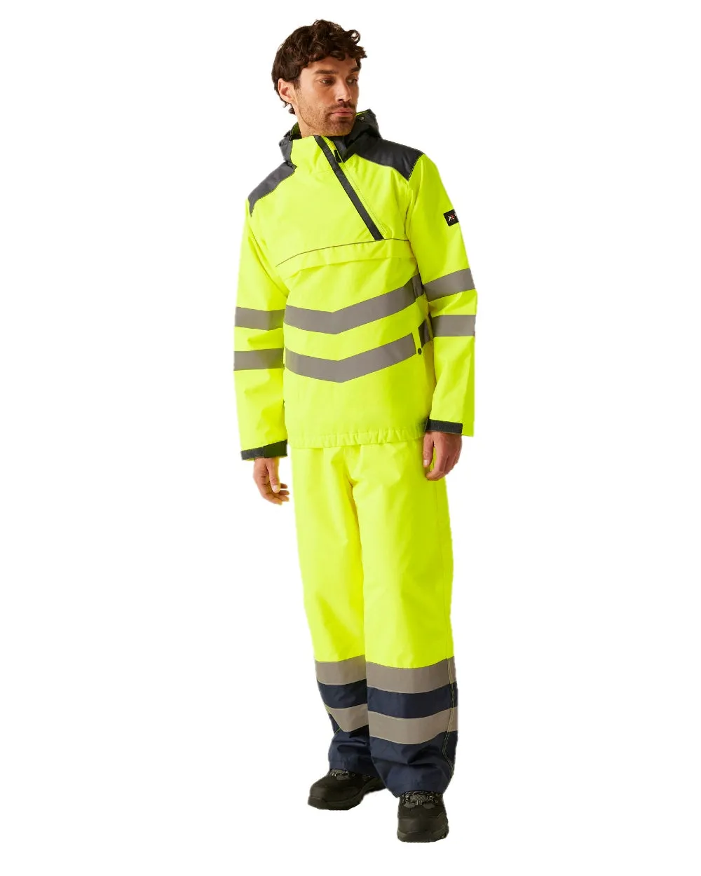 Regatta Herren Hi-Vis wasserdichte reflektierende Overhead-Bomberjacke Regatta Kleidung