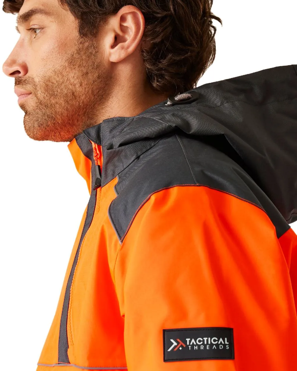 Regatta Herren Hi-Vis wasserdichte reflektierende Overhead-Bomberjacke Regatta Kleidung