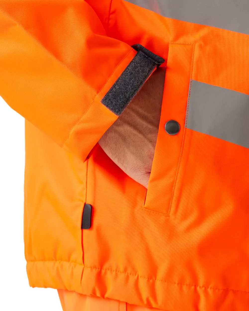 Regatta Herren Hi-Vis wasserdichte reflektierende Overhead-Bomberjacke Regatta Kleidung