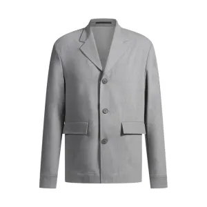 Bequeme Jacke aus gebundenem Stretchstoff