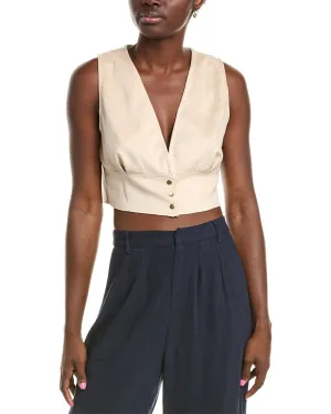 Sadie & Sage Deep V Crop Weste