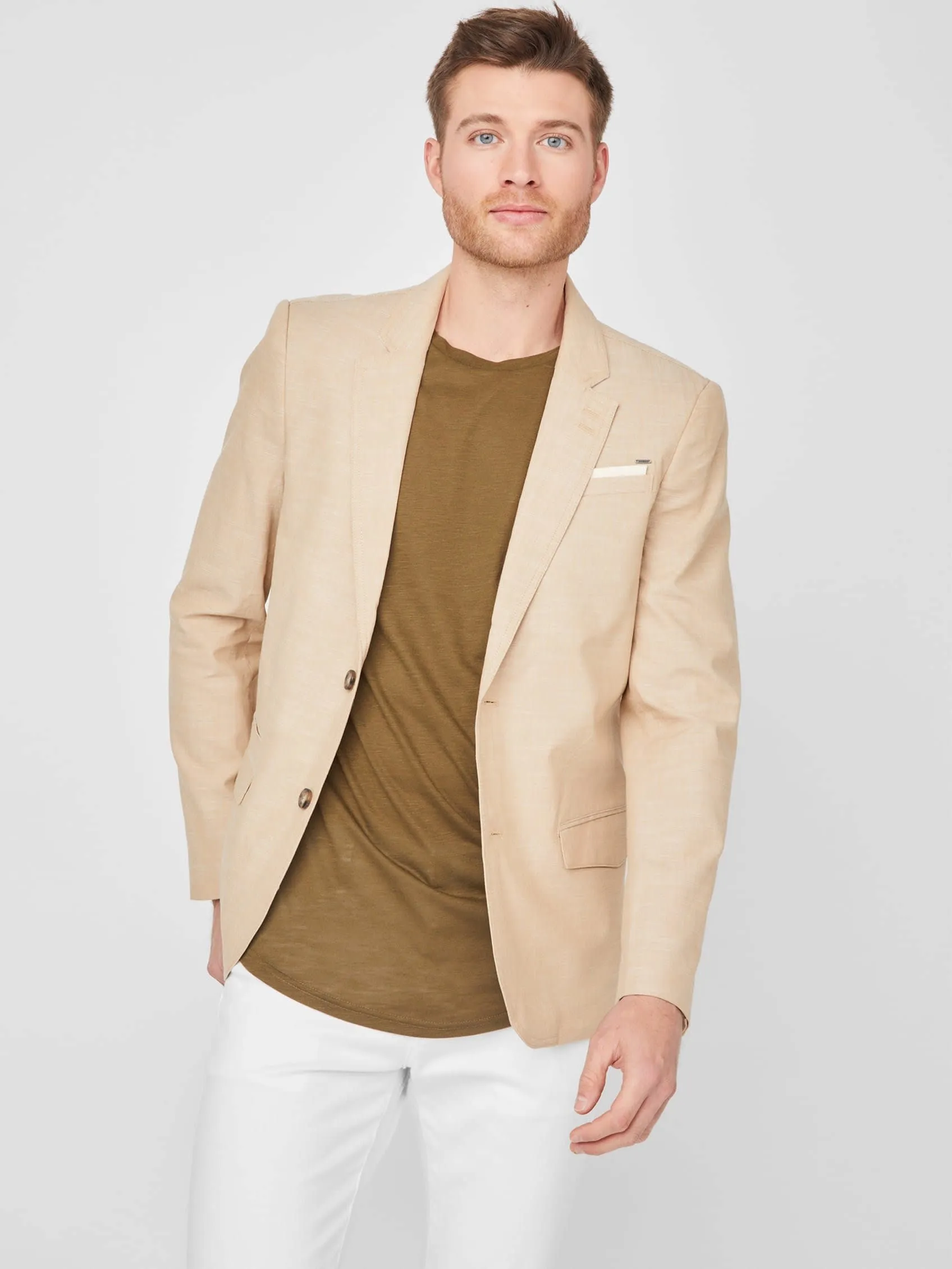 Sanders Chambray Blazer