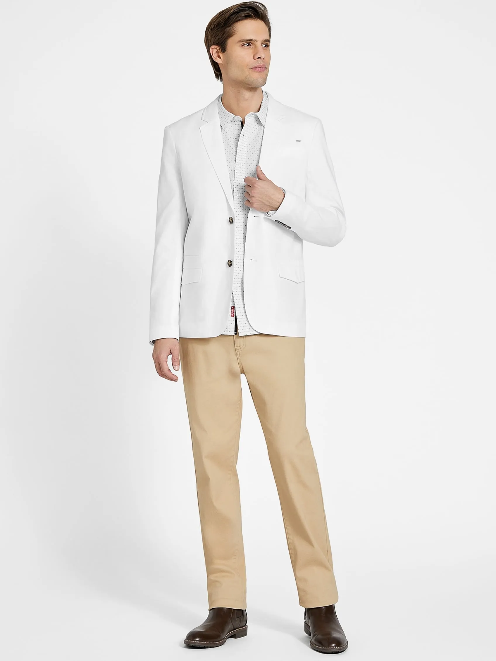 Sanders Chambray Blazer