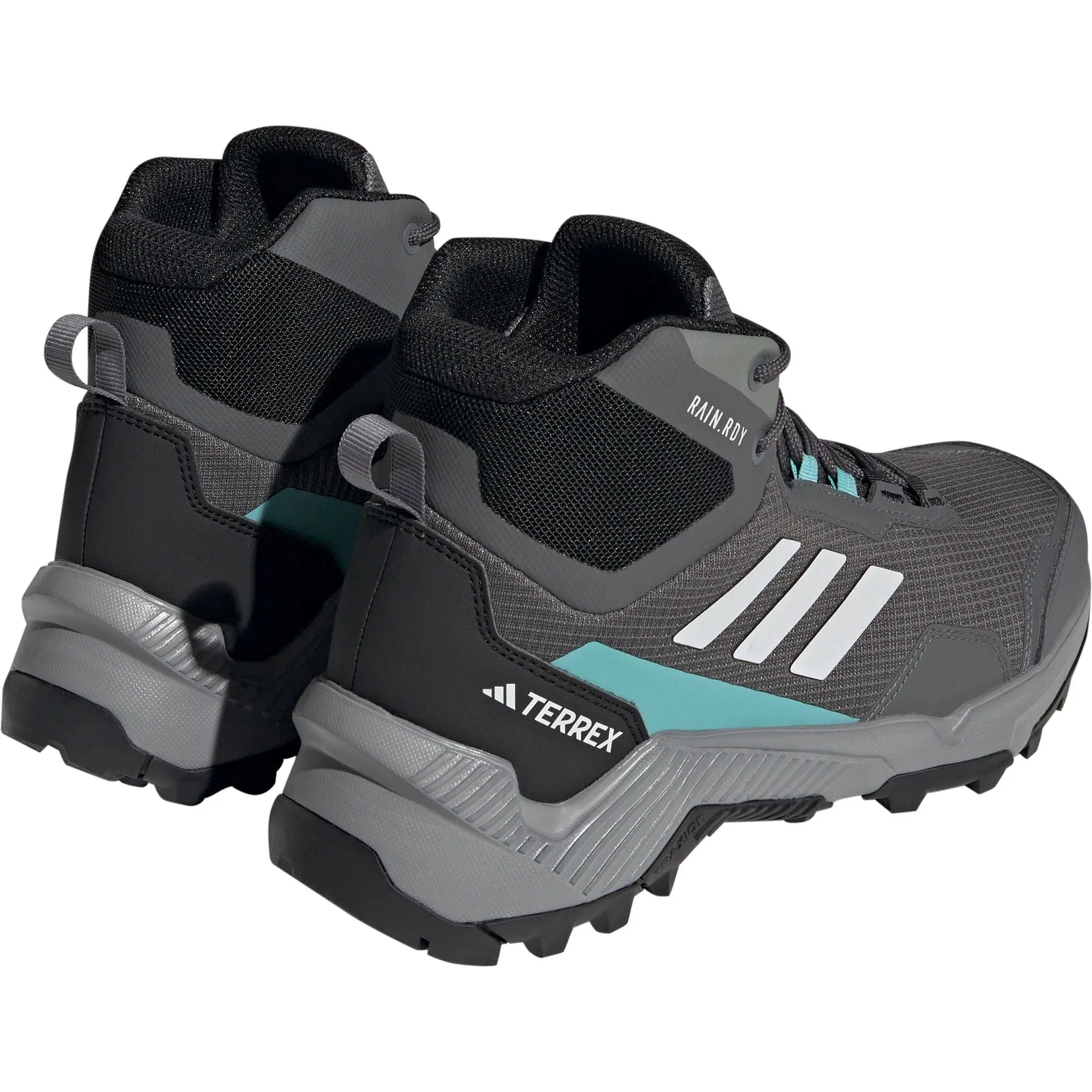 Schuhe Adidas Damen adidas Terrex Eastrail 2 Mid RAIN.RDY Damen-Wanderschuhe - Grau