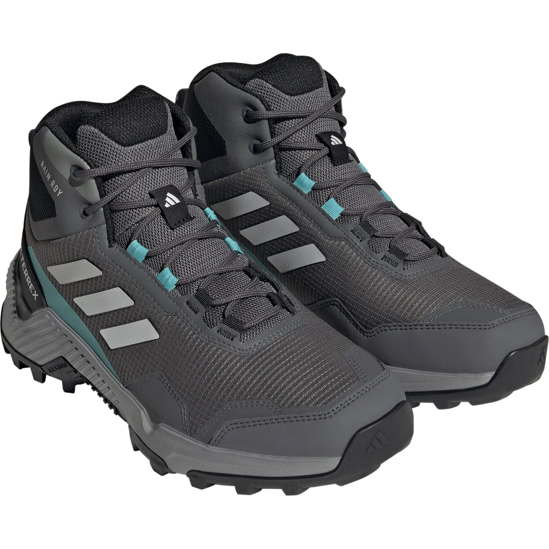 Schuhe Adidas Damen adidas Terrex Eastrail 2 Mid RAIN.RDY Damen-Wanderschuhe - Grau