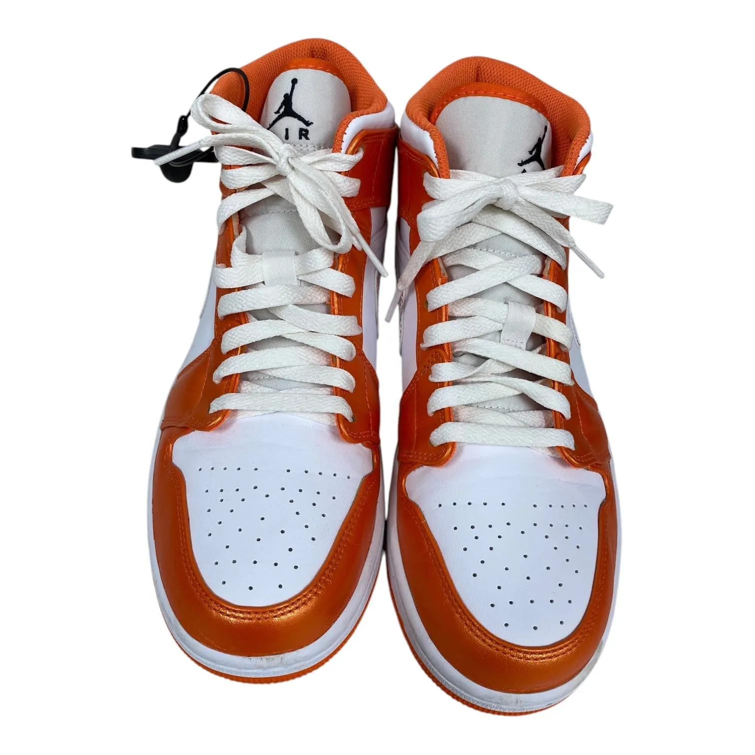 Nike Sportschuhe in Orange & Weiß, Größe: 11