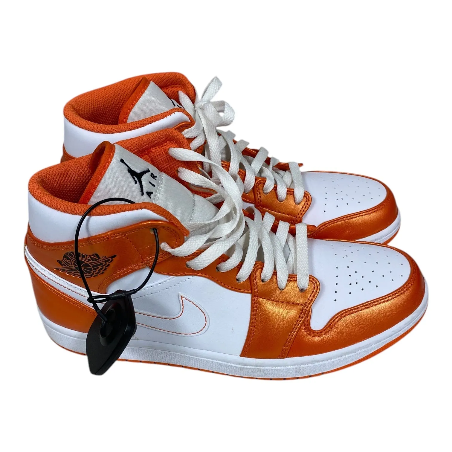 Nike Sportschuhe in Orange & Weiß, Größe: 11