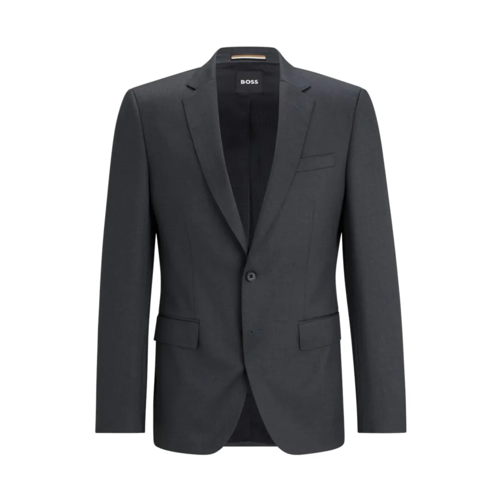 Einreihige Jacke aus reiner Woll-Serge