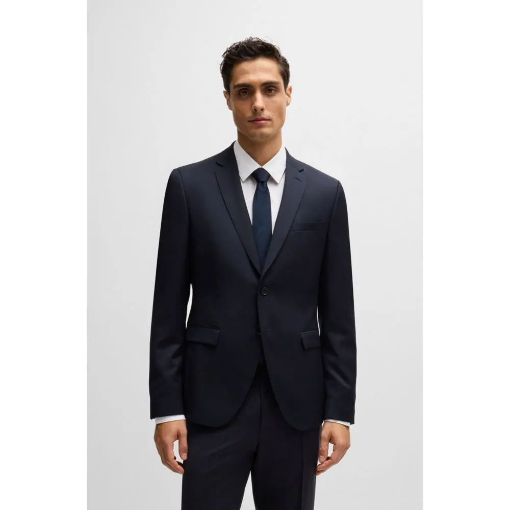 Einreihige Jacke aus reiner Woll-Serge