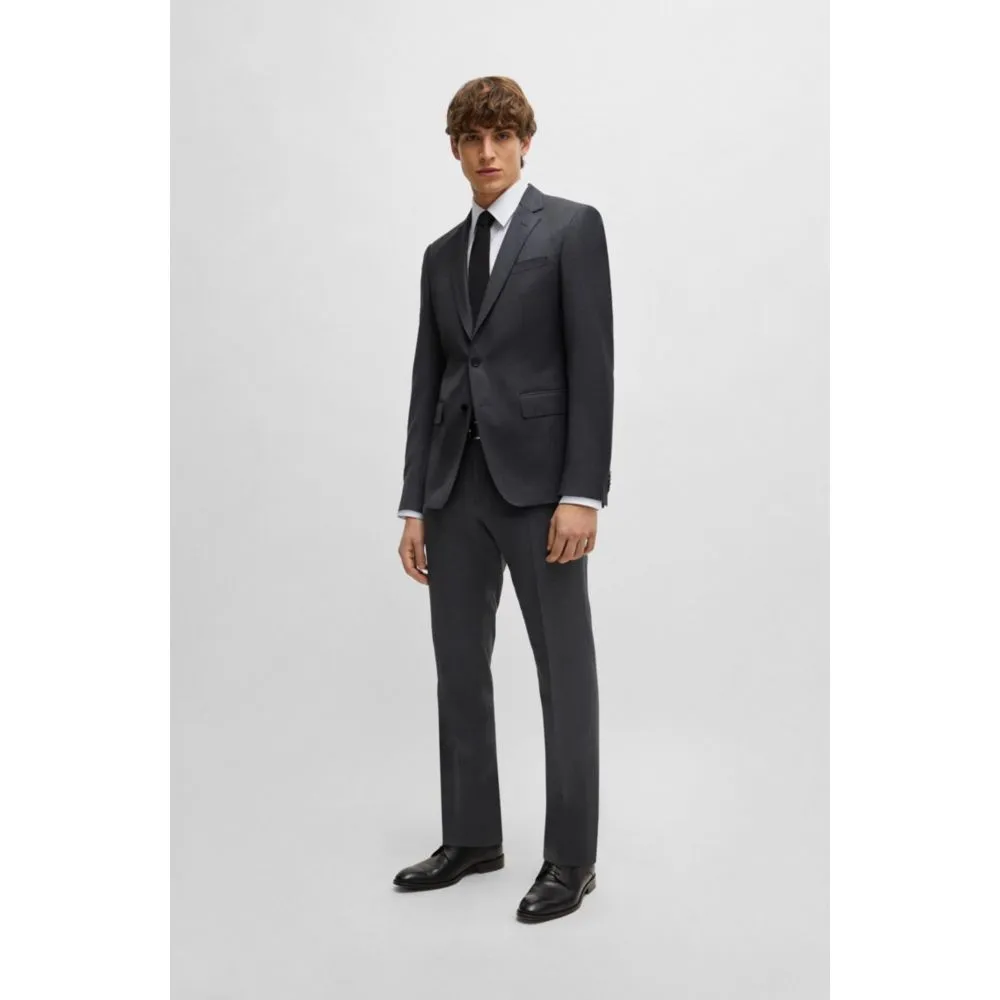 Einreihige Jacke aus reiner Woll-Serge