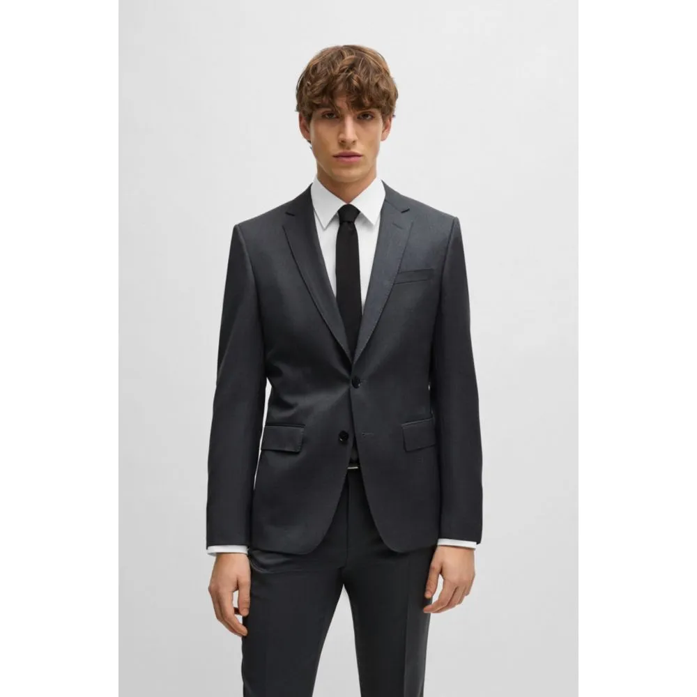 Einreihige Jacke aus reiner Woll-Serge