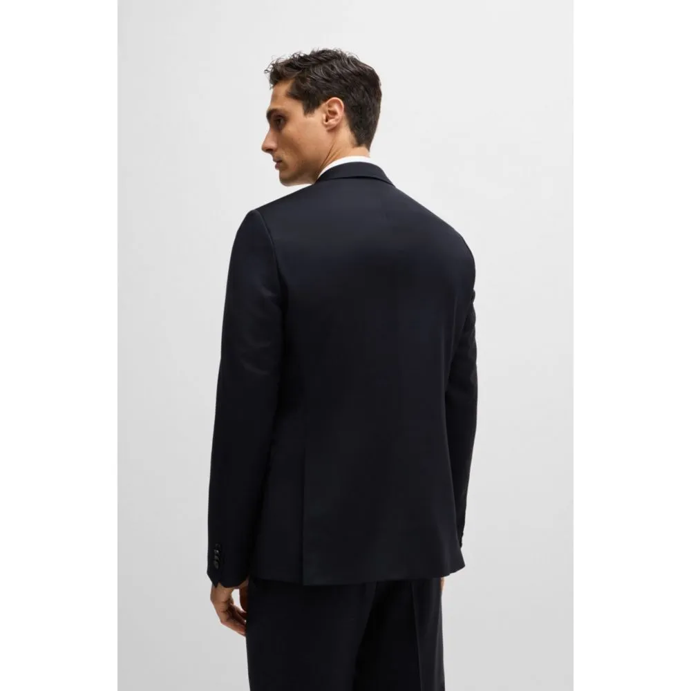 Einreihige Jacke aus reiner Woll-Serge
