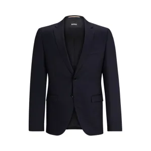 Einreihige Jacke aus reiner Woll-Serge