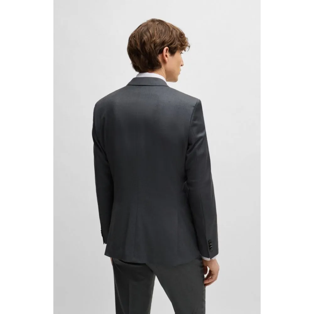 Einreihige Jacke aus reiner Woll-Serge
