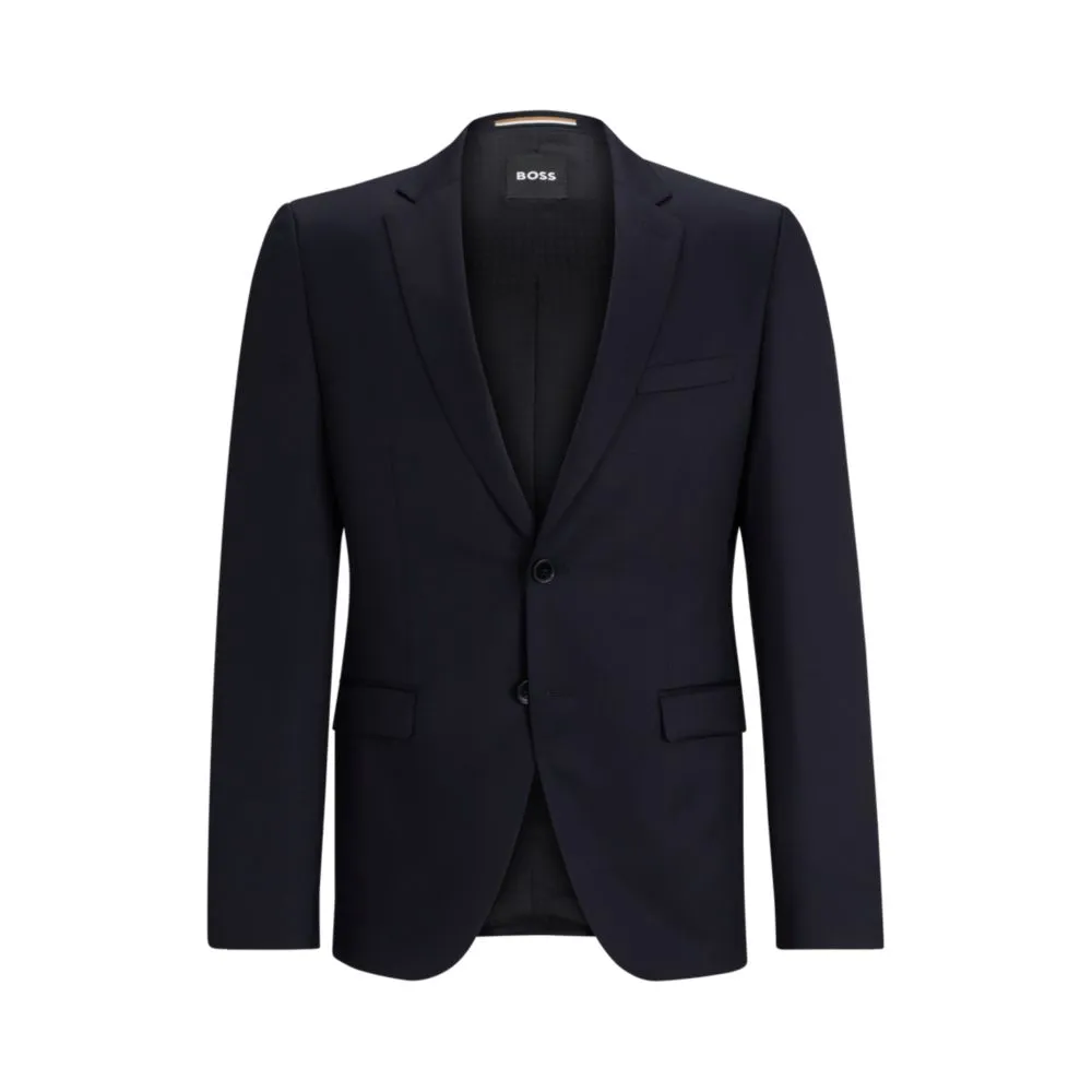 Einreihige Jacke aus reiner Woll-Serge