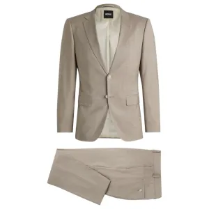 Slim-fit Anzug aus reiner Wolle