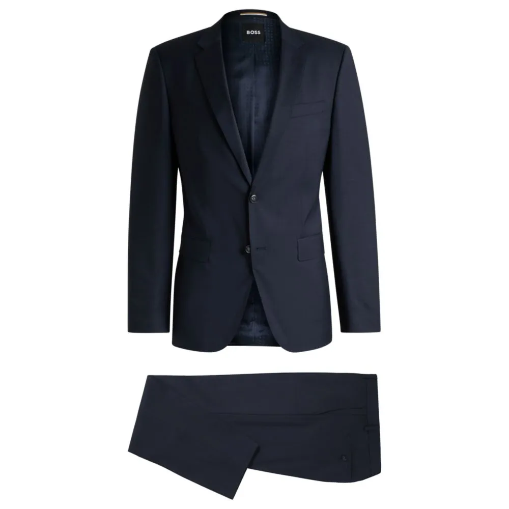 Slim-fit Anzug aus reiner Wolle