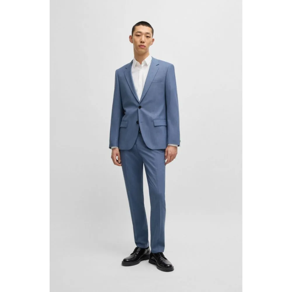 Slim-fit Sakko in mouliné Performance-Stretch-Stoff