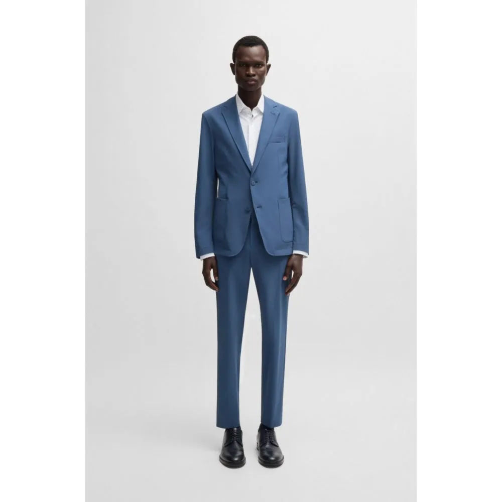 Slim-fit Sakko in reisefreundlichem, dehnbarem Softshell-Material