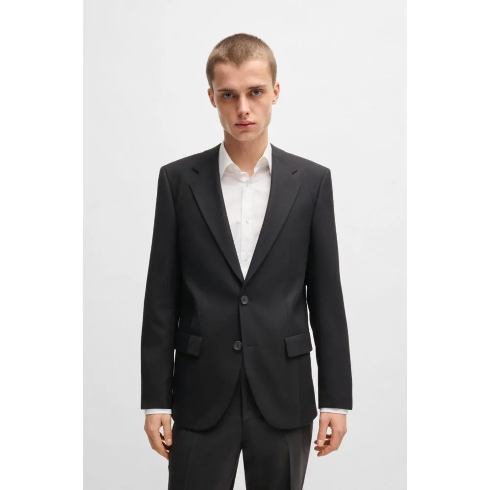 Slim-fit Sakko in Wollköper