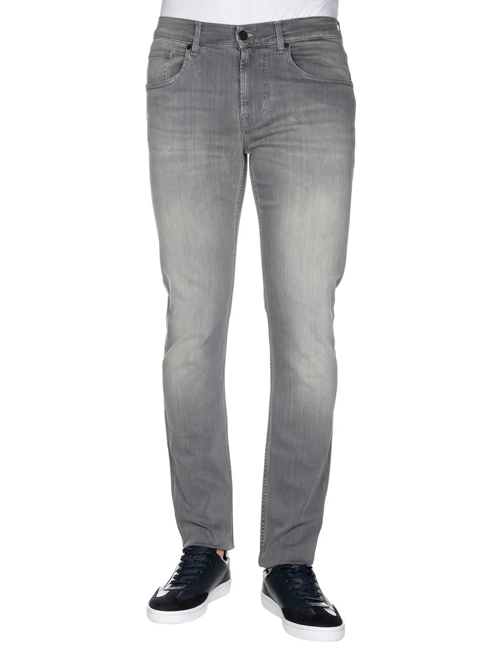 Slimmy Schmal geschnitten Luxe Performance Plus Grau Grau