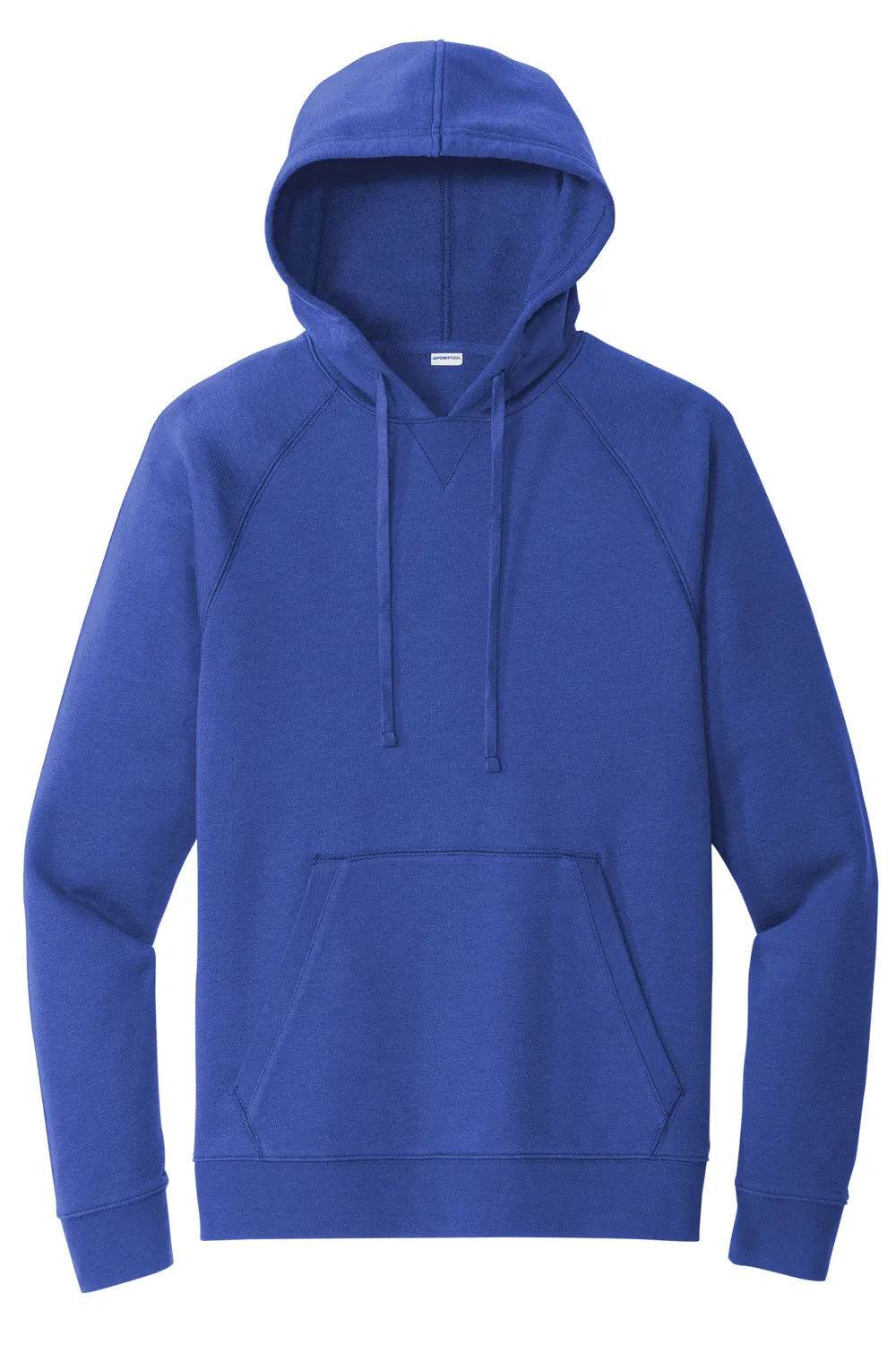 Sport-Tek Herren Drive Fleece Kapuzenpullover mit Kangaroo-Tasche - Echt Königsblau
