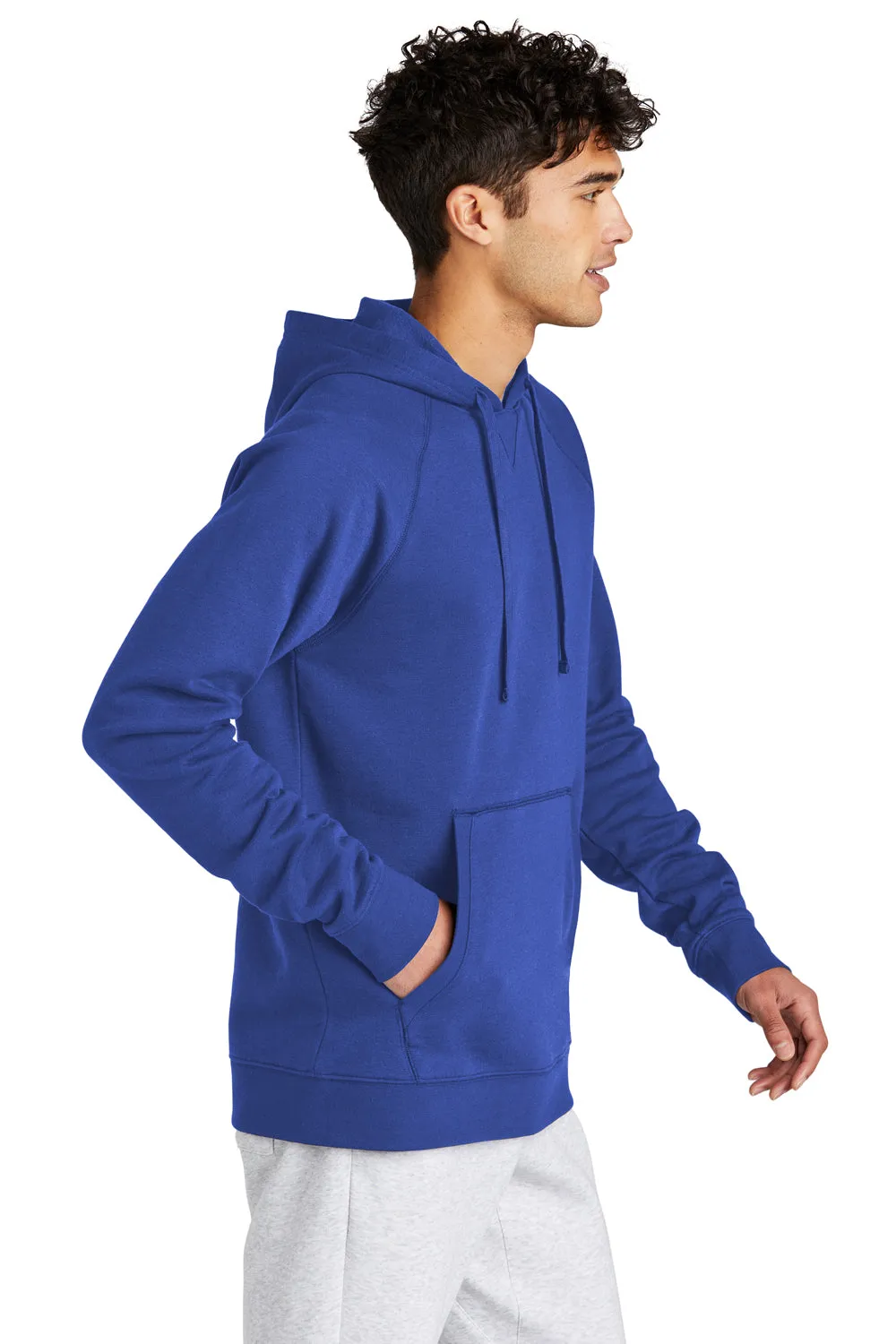 Sport-Tek Herren Drive Fleece Kapuzenpullover mit Kangaroo-Tasche - Echt Königsblau