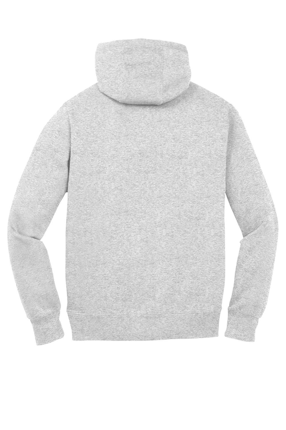 Sport-Tek Herren Fleece Kapuzenpullover mit Schrumpffestigkeit und Kangaroo-Tasche - Heather Grau