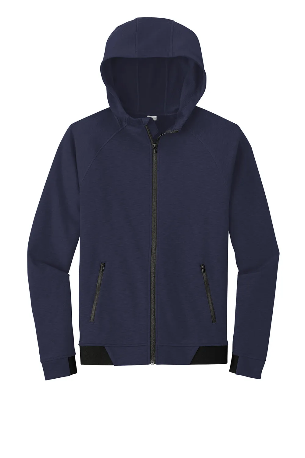 Sport-Tek Herren Strive PosiCharge Kapuzenpullover mit Reißverschluss und Taschen - Echt Marineblau