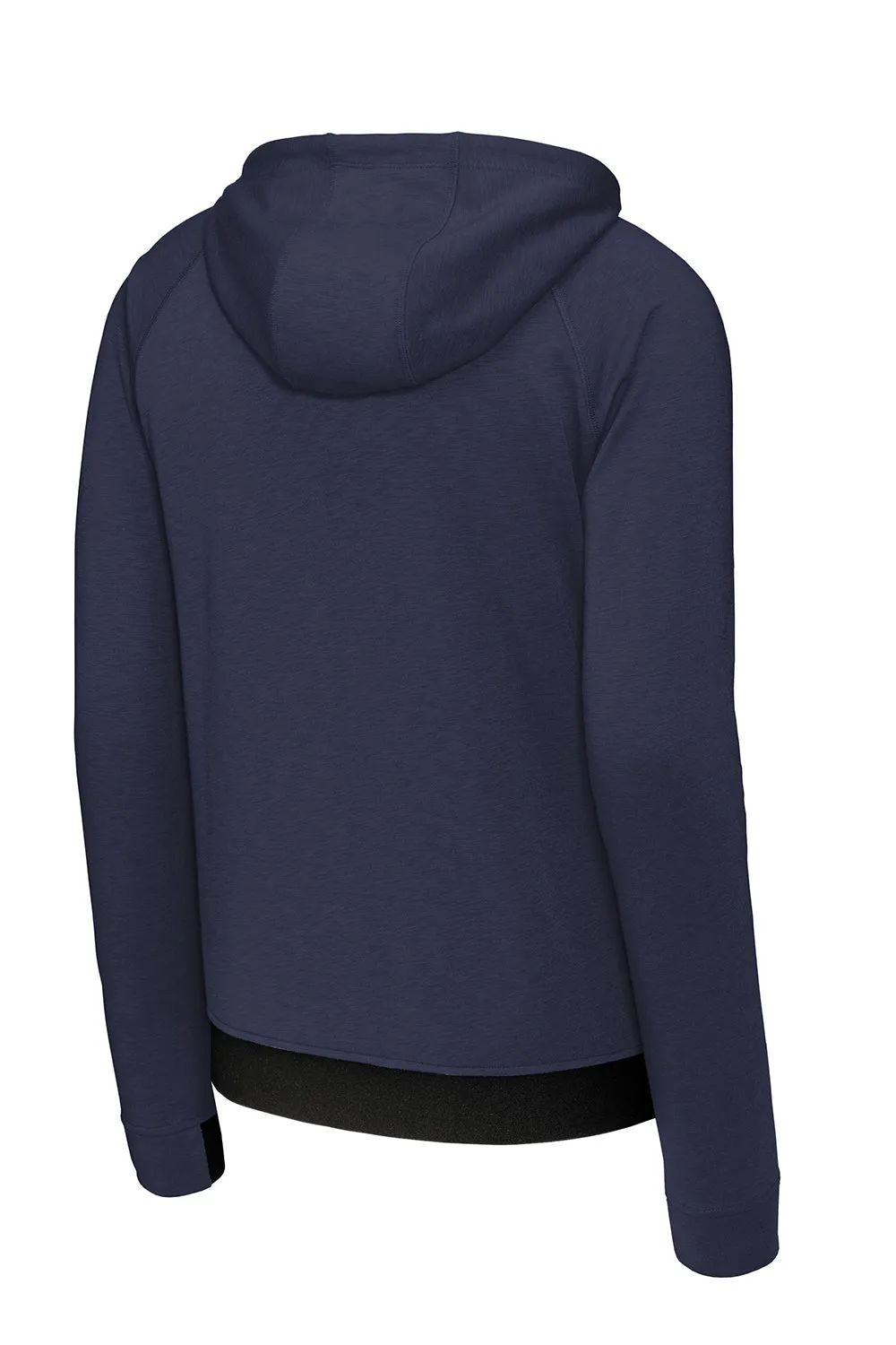 Sport-Tek Herren Strive PosiCharge Kapuzenpullover mit Reißverschluss und Taschen - Echt Marineblau