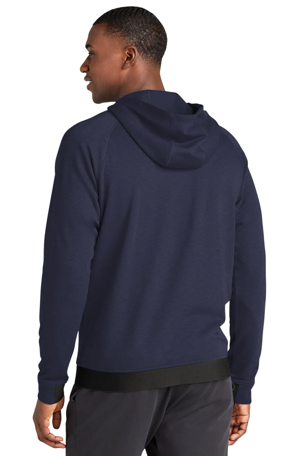 Sport-Tek Herren Strive PosiCharge Kapuzenpullover mit Reißverschluss und Taschen - Echt Marineblau