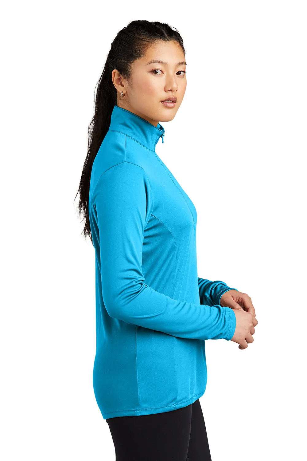 Sport-Tek Damen Competitor Feuchtigkeitstransportierendes 1/4-Zip Sweatshirt - Atomblau