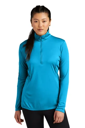 Sport-Tek Damen Competitor Feuchtigkeitstransportierendes 1/4-Zip Sweatshirt - Atomblau