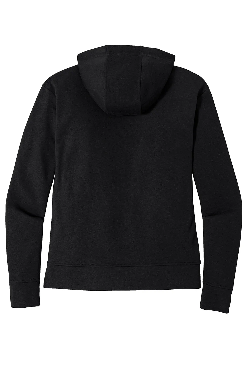 Sport-Tek Damen Feuchtigkeitstransportierende Fleece Kapuzenjacke mit Reißverschluss und Taschen - Schwarz