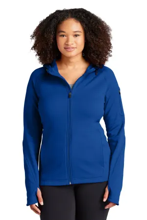 Sport-Tek Damen Tech Feuchtigkeitstransportierende Fleece Kapuzenpullover mit Reißverschluss und Taschen - Echtes Königsblau