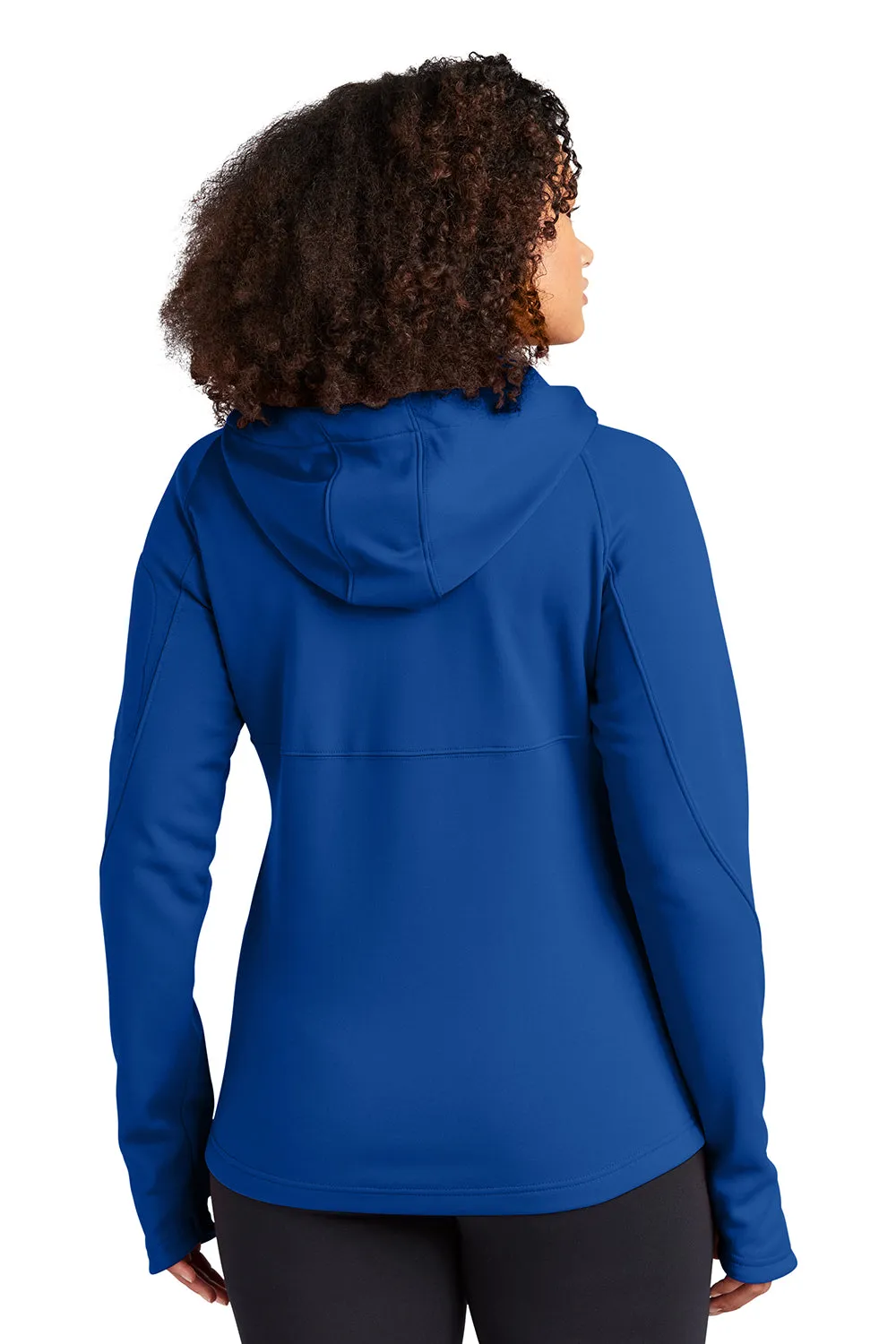 Sport-Tek Damen Tech Feuchtigkeitstransportierende Fleece Kapuzenpullover mit Reißverschluss und Taschen - Echtes Königsblau