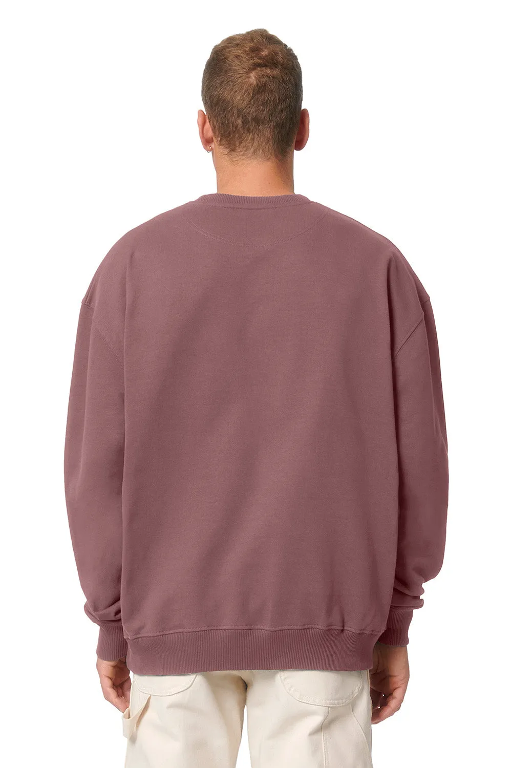 Stanley/Stella Herren Ledger Dry Crewneck Sweatshirt - Kaffa Kaffee