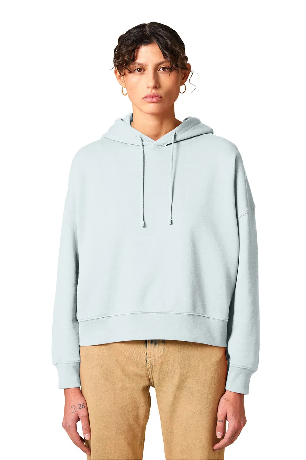 Stanley/Stella Damen Nora Kapuzenpullover Hoodie - Eisblau