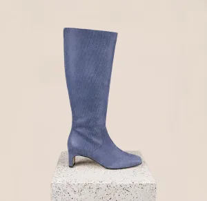 Stella - Denim Wildleder